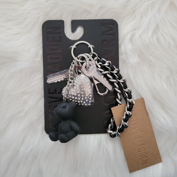 Steve Madden Bag Charm Keychain